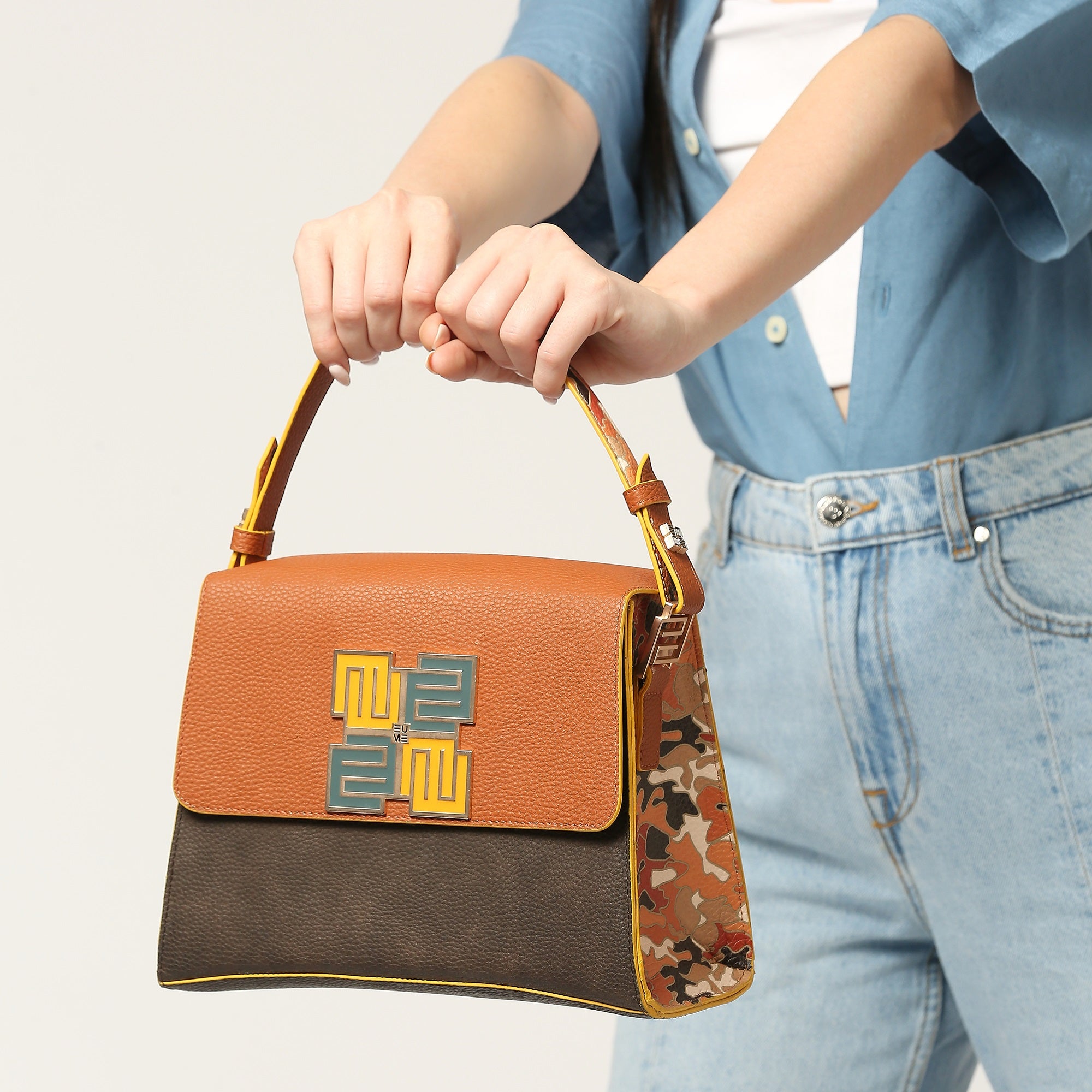 EUME Espresso Satchel Bag