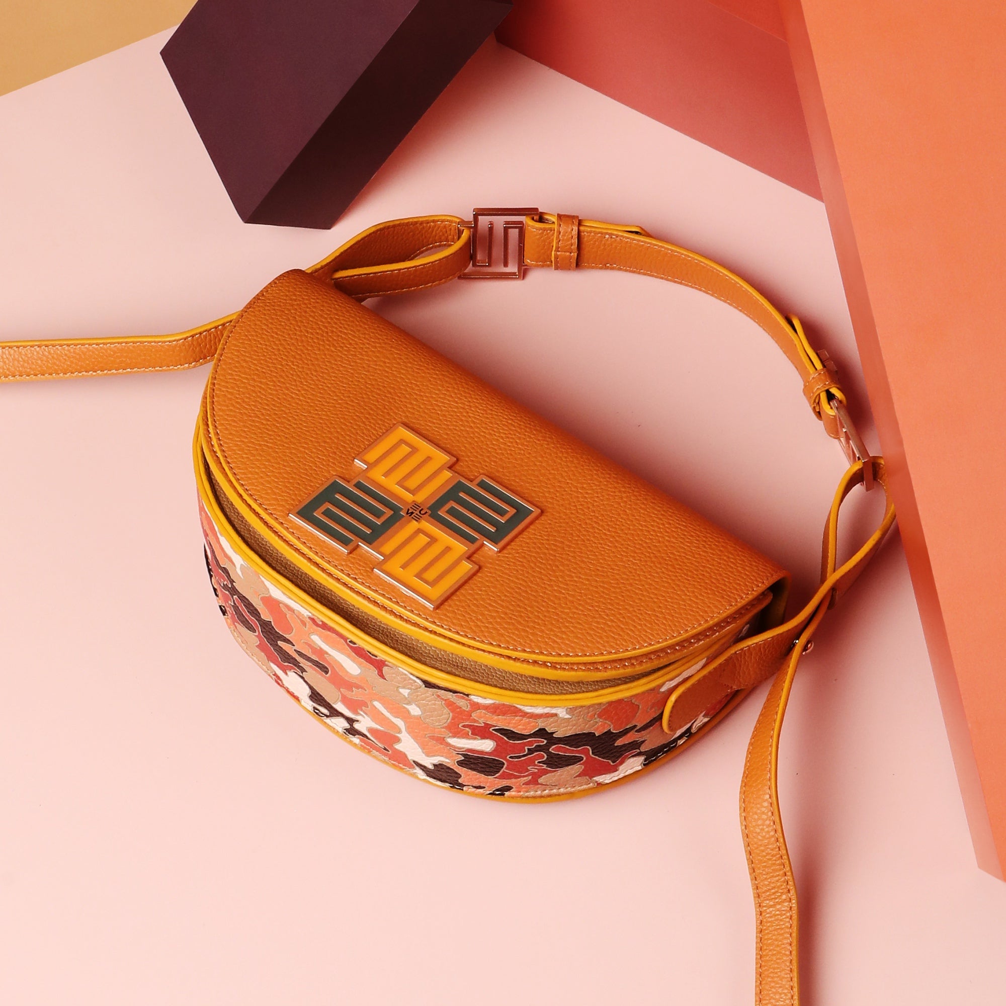 EUME Pecan Saddle Bag