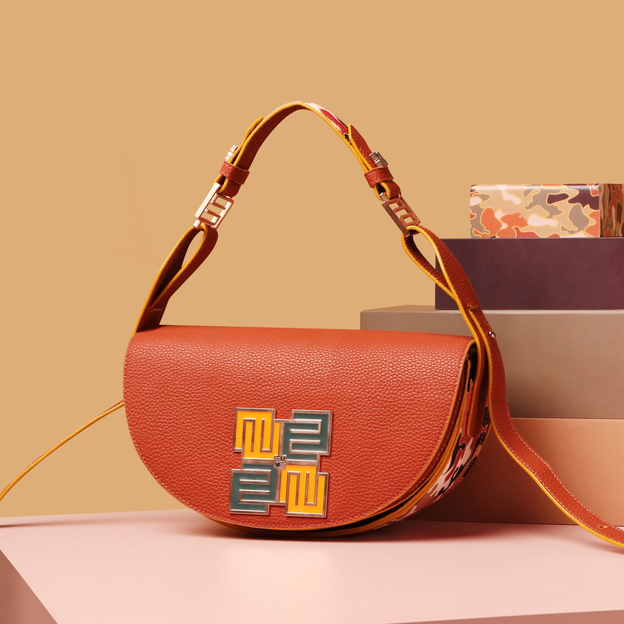 EUME Pecan Saddle Bag
