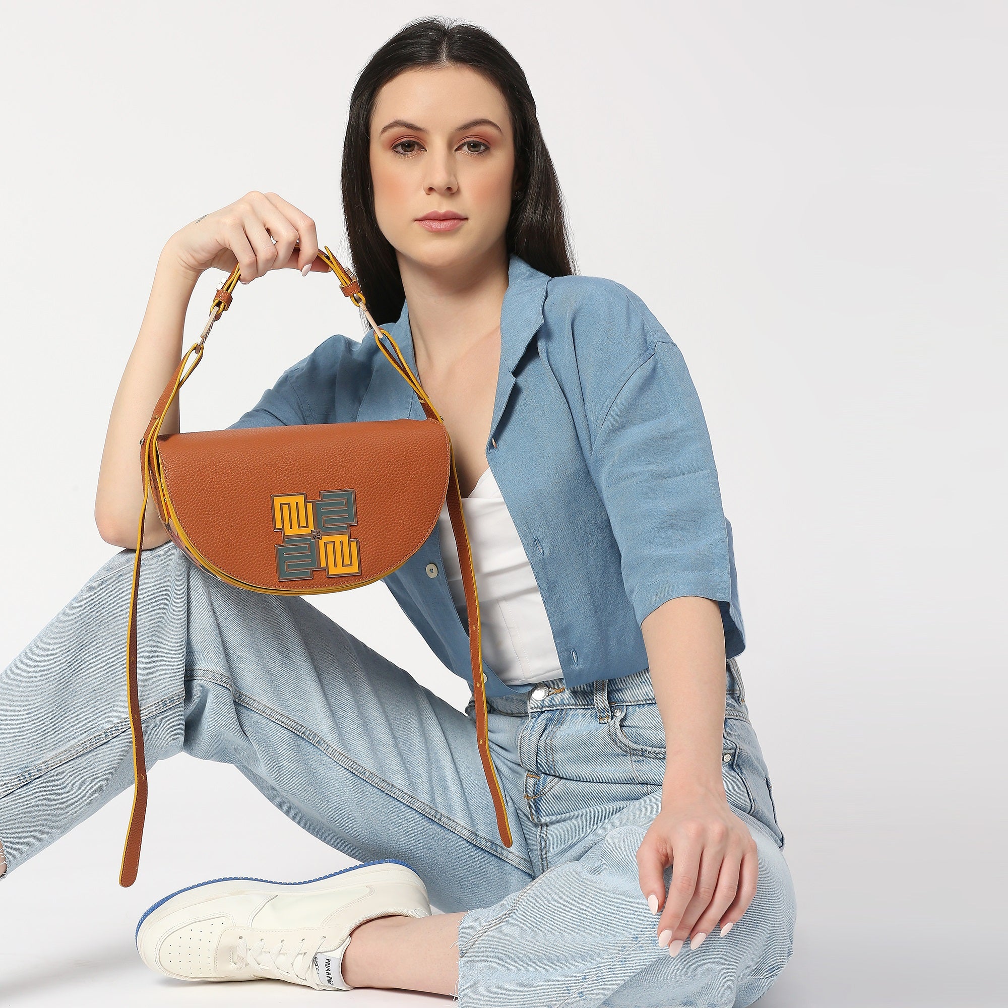 EUME Pecan Saddle Bag